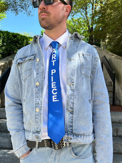 Art Piece Tie (Blue)