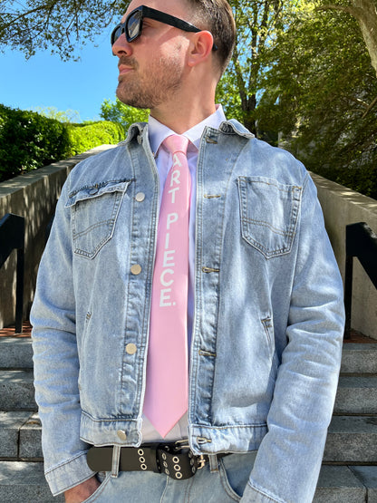 Art Piece Tie (Pink)