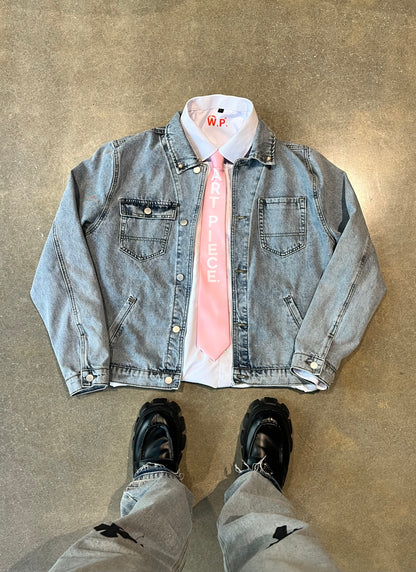 Art Piece Tie (Pink)