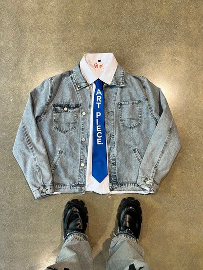 Art Piece Tie (Blue)