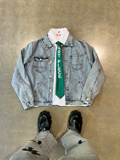 Art Piece Tie (Green)