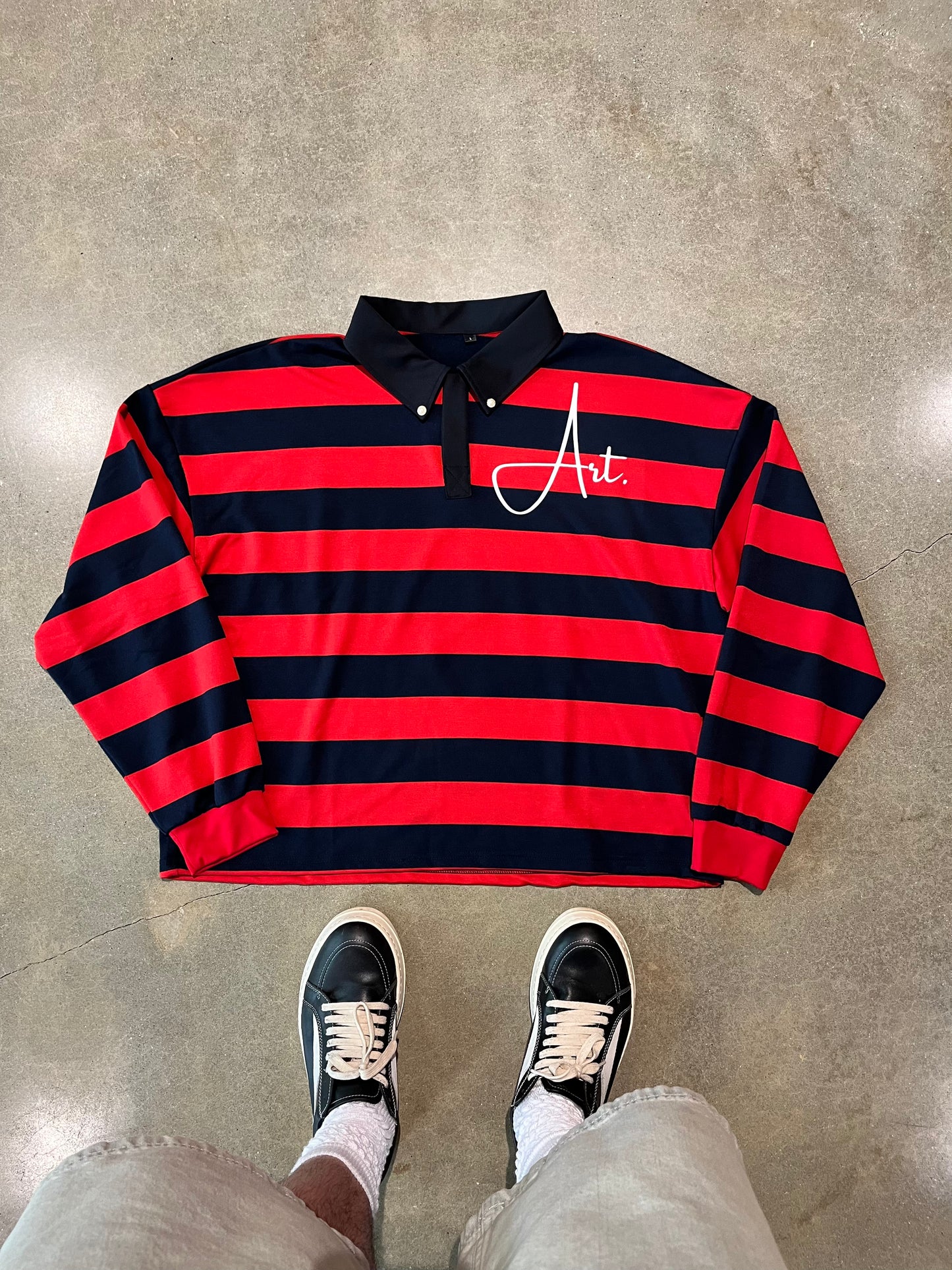 Art Rugby - Red & Navy