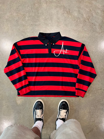 Art Rugby - Red & Navy