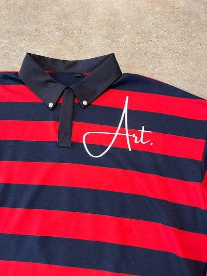 Art Rugby - Red & Navy