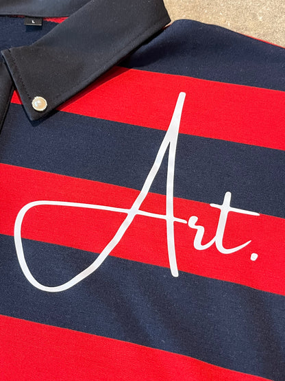 Art Rugby - Red & Navy