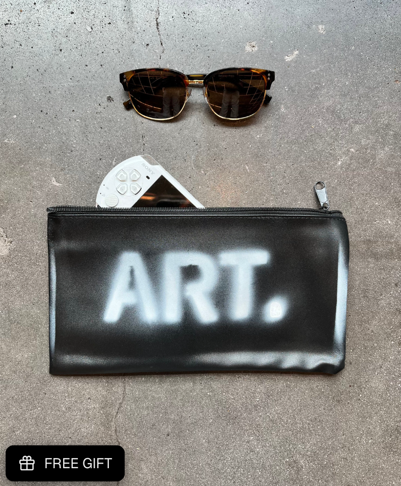 I ❤️ ART TEE — YELLOW + Free Art Pouch